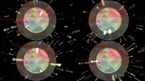 魔幻粒子旋转射线光效 