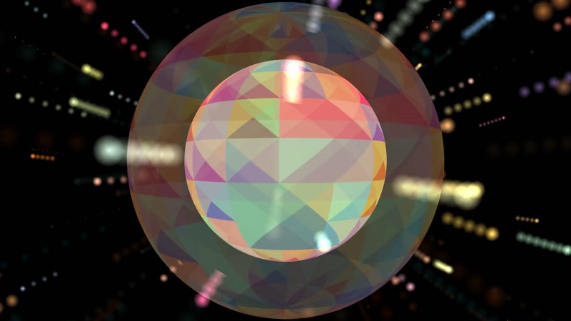 魔幻粒子旋转射线光效 