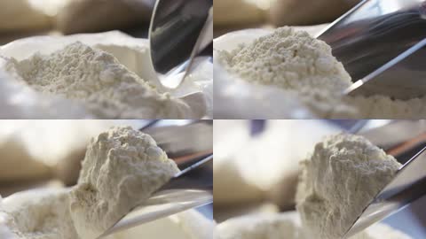面粉小麦粉视频素材
