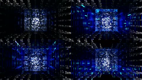 蓝色流体演艺LED视频