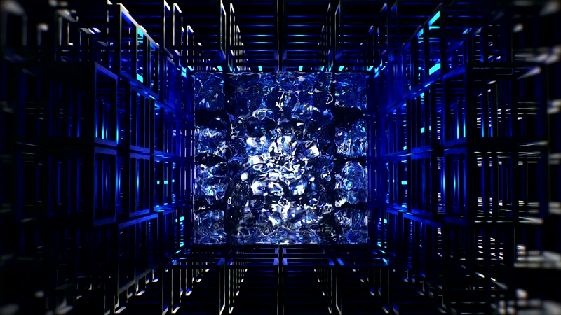 蓝色流体演艺LED视频