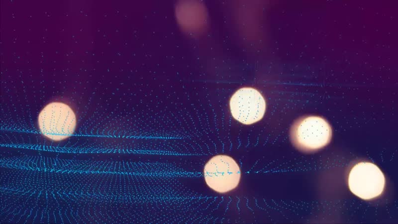 极品粒子线条光斑VJ动感素材