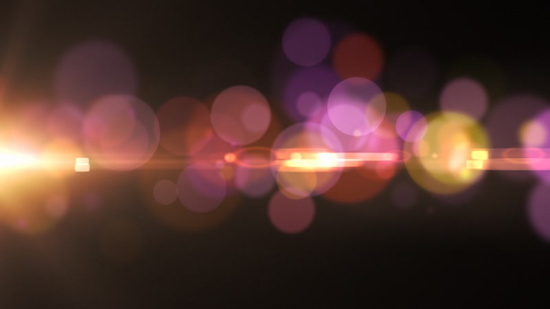 梦幻多彩圆圈光效变幻