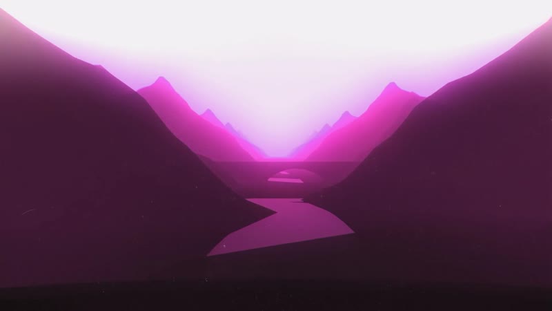 极品山峰光线动感VJ