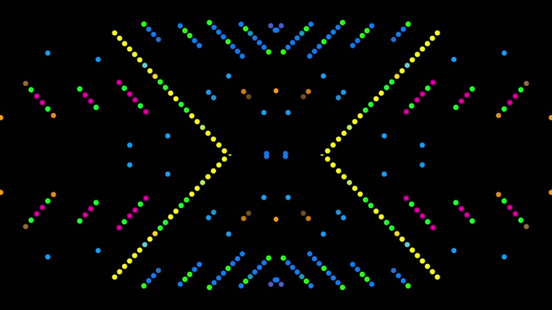 节奏荧光波点夜店vj背景