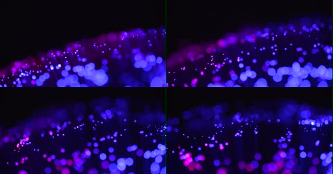 梦幻光效粒子模糊对焦视觉效果光纤线条场景舞台LED背景视频素材