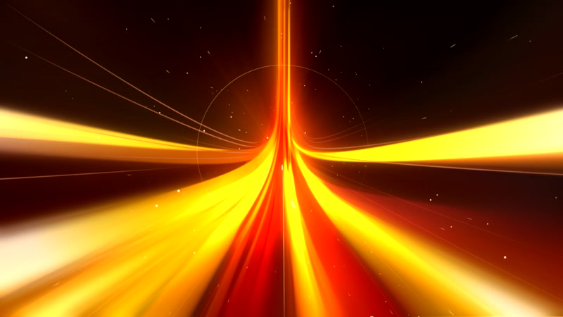 绚丽金色光线冲击背景