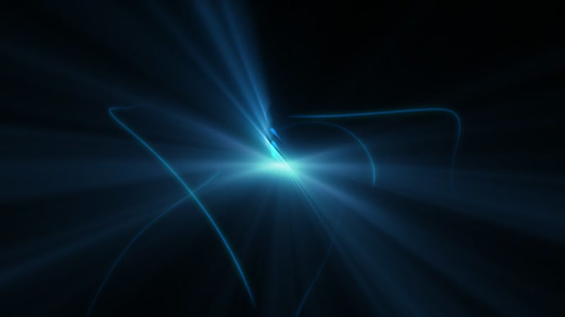 唯美炫彩粒子线条运动