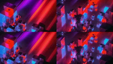 炫酷五彩滨纷动感时尚dj晚会夜店音乐背景