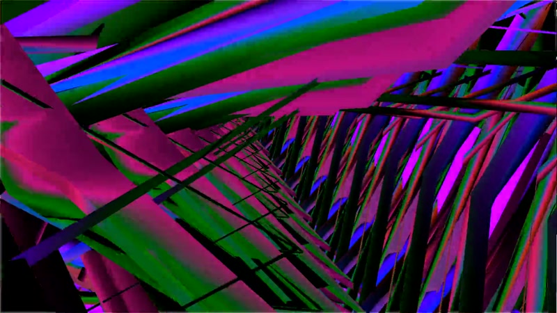 炫酷红蓝光效酒吧背景