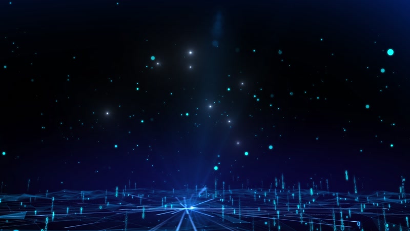 高清科技感舞台粒子背景视频素材