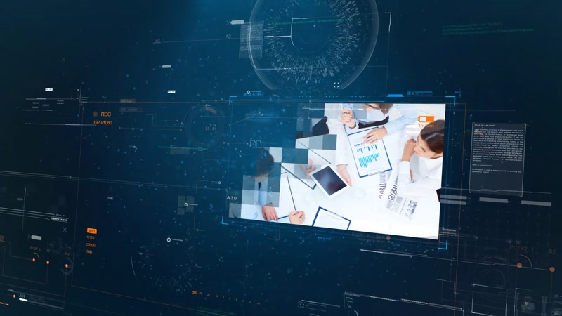 科技企业宣传片图文展示 