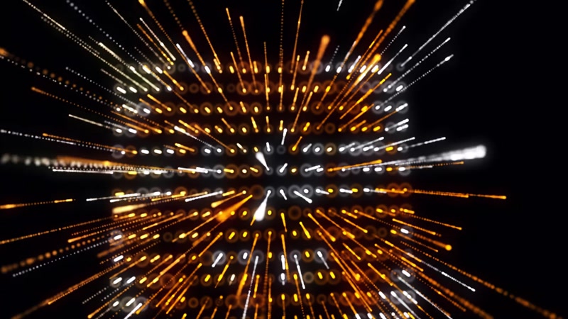 大气粒子光线LOGO标志演绎片头 