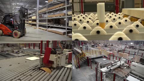 木材板材复合实木地板家具生产加工工艺