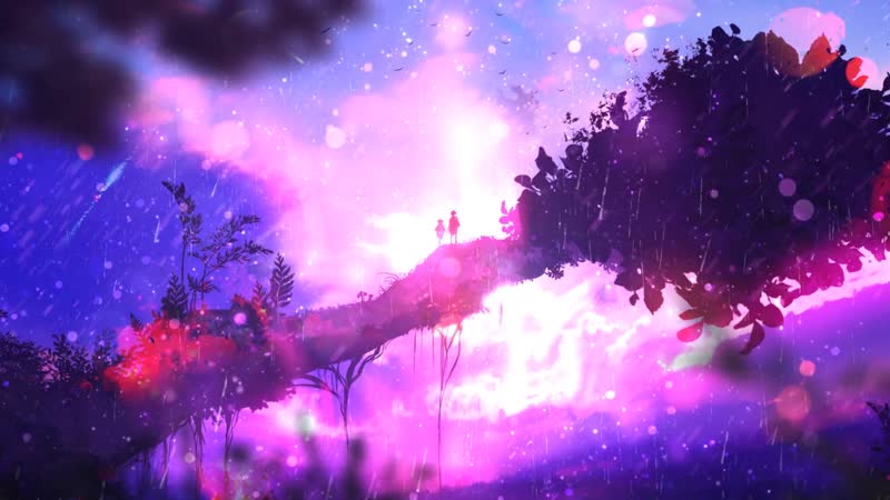 卡通梦幻森林镜像天空 卡通梦幻森林镜像天空