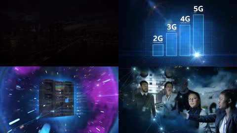 5G互联网科技信息商务金融大数据