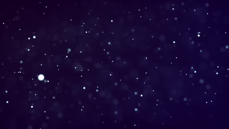 4K蓝色闪闪发光的恒星粒子背景视频