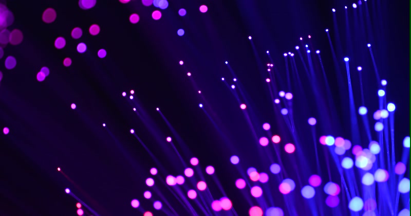 光纤微距镜头唯美高清视频素材