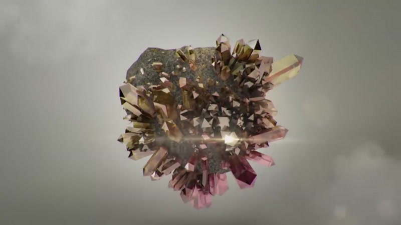 璀璨夺目水晶生长