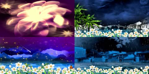 好一朵茉莉花唯美背景(有音乐)