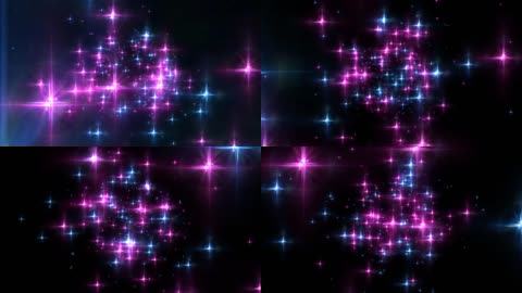 闪烁的恒星隧道穿梭背景视频