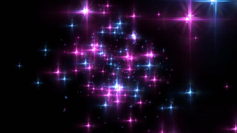 闪烁的恒星隧道穿梭背景视频