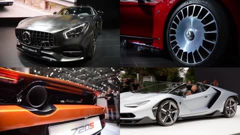 全球顶级豪车聚集高档车展