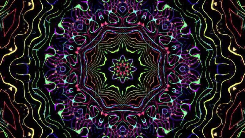 极品动感抽象花纹线条led背景视频