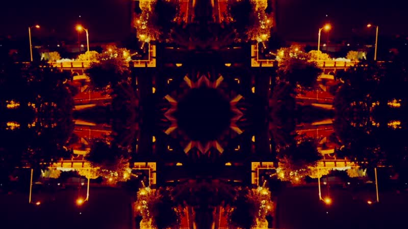 错乱图案花纹快速变幻万花筒