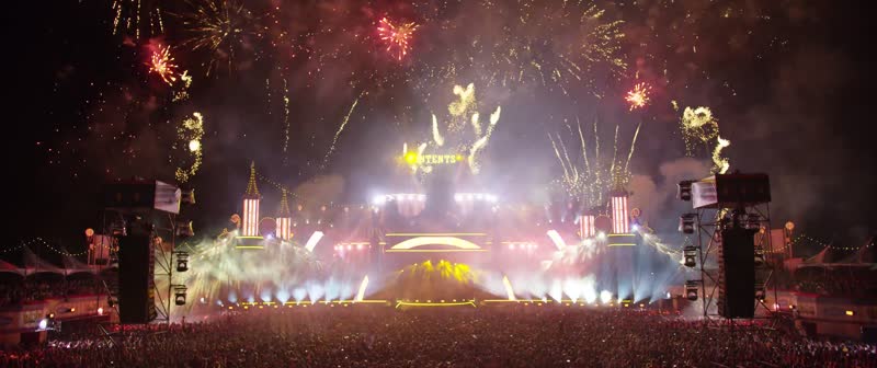 4K时尚摇滚电子音乐节万人火爆现场 4K时尚摇滚电子音乐节万人火爆现场