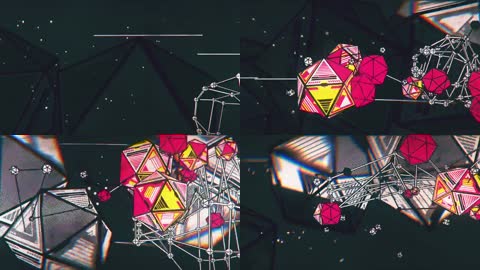 炫酷舞台演艺dj音乐背景led大屏素材