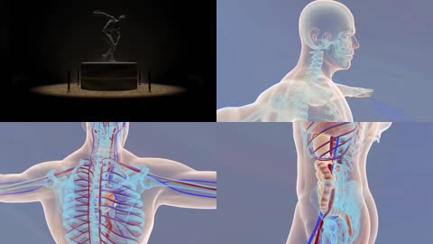 3D人体结构动画