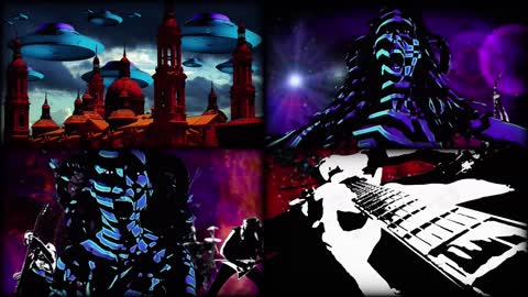 三维乐队摇滚创意动画