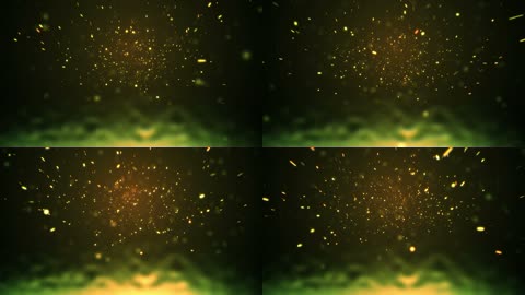 4K震撼火花粒子飞舞