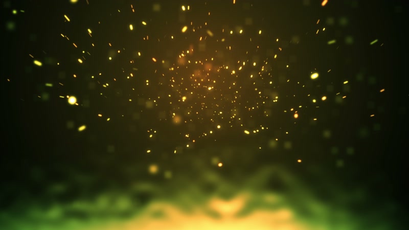 4K震撼火花粒子飞舞