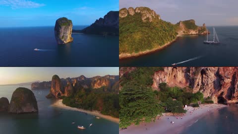 4K航拍泰国普吉岛旅游风光