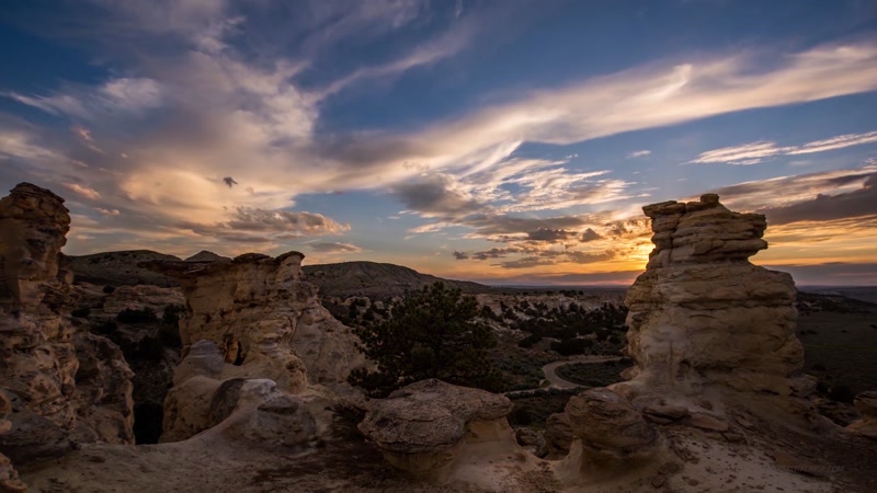 银河星空延时摄影