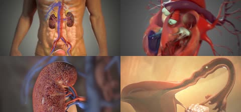 三维人体透视医疗动画