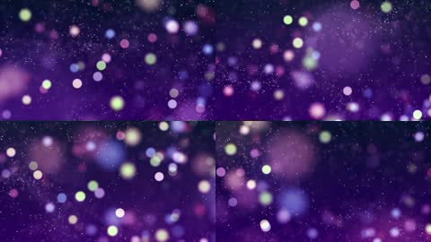 彩色小球粒子尘埃背景