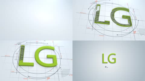 科技线条图纸LOGO演绎AE模版