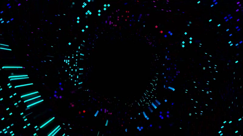 彩色隧道穿梭背景