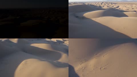 4K航拍沙漠