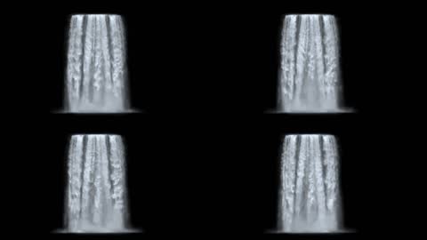 瀑布特效后期合成带通道