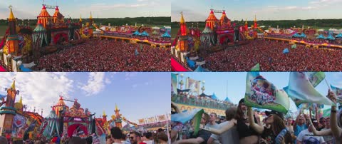 万人派对狂欢音乐节高清实拍