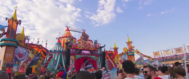 万人派对狂欢音乐节高清实拍