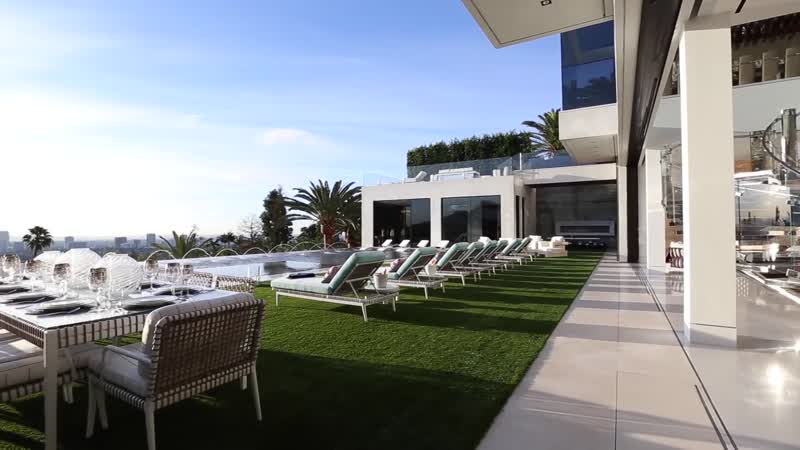 豪华富人豪宅别墅香车美女