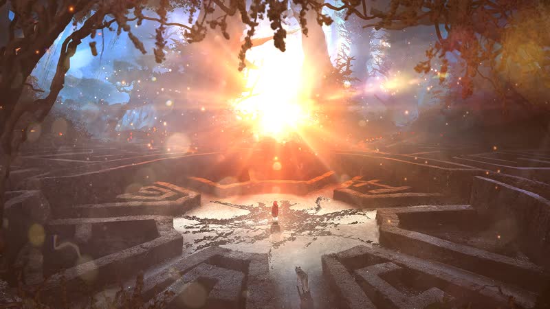 4K唯美治愈系卡通背景