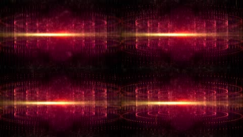 红色粒子演绎晚会背景