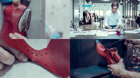 奢华男鞋设计手工制造全过程4K