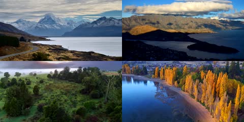 4K新西兰大自然美景